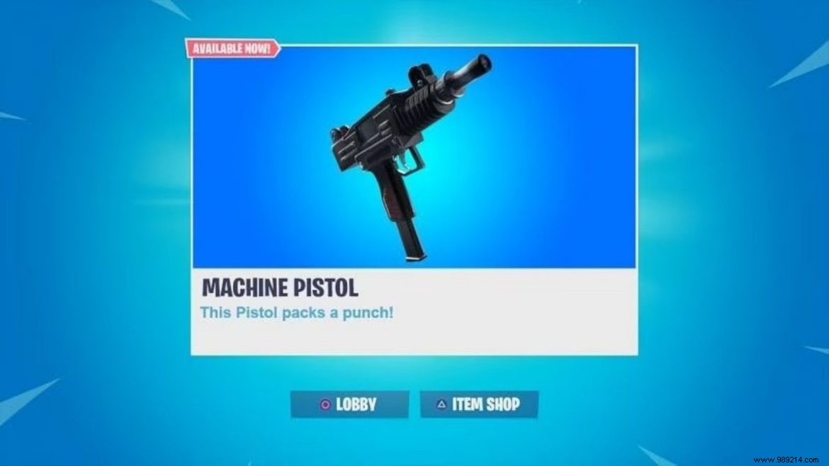 Fortnite will add a submachine gun or revolver in a new update for Chapter 3 Season 1 