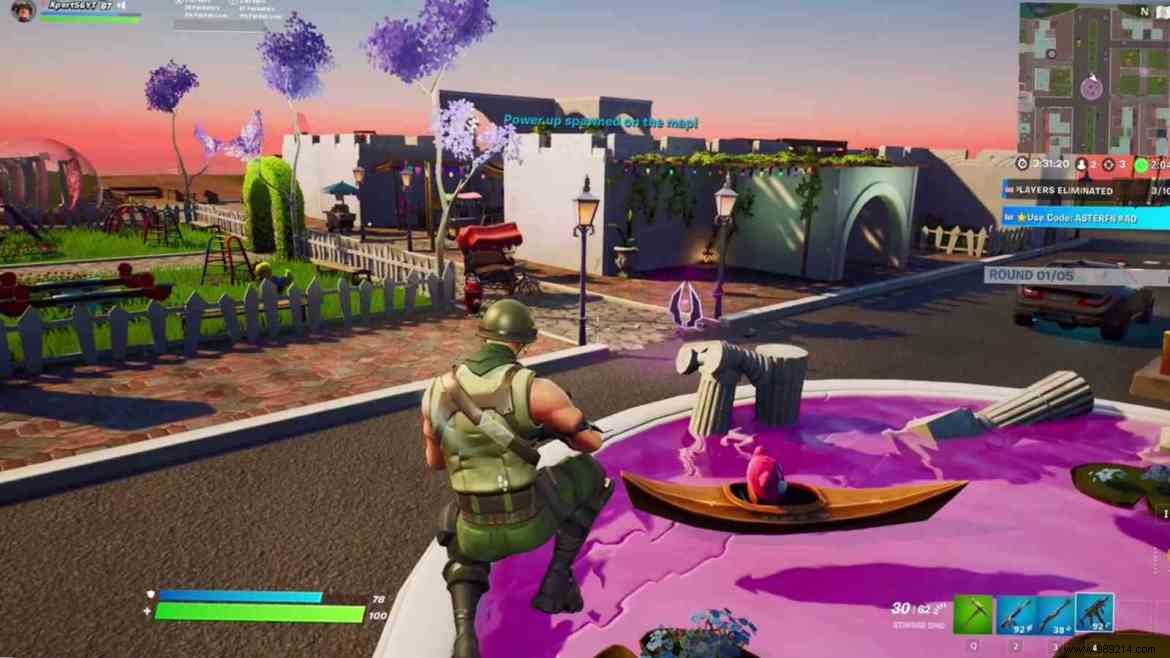 Fortnite Love and War 8v8 Code Creative Map Code and How to Play 