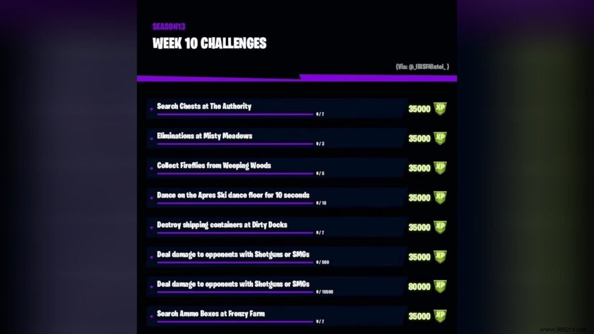 How to Complete Fortnite Chapter 3 Season 1 Week 10 Challenges 
