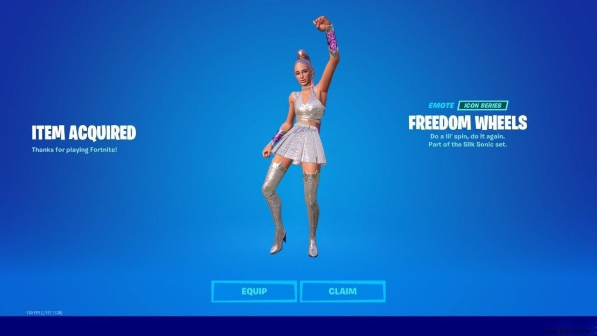 How to get the new Fortnite Freedom Wheels emote in Chapter 3 Season 1 