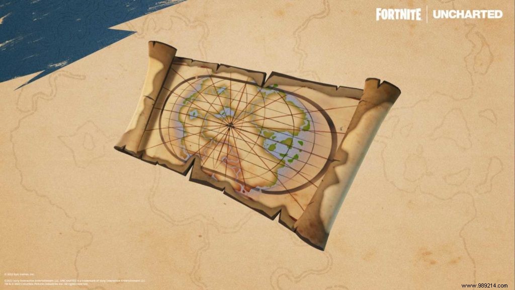 Make a fortune with Nathan Drake and Chloe Frazer from the Uncharted series on Fortnite Island 