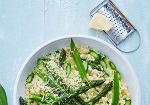 Creamy Asparagus and Wild Garlic Risotto Recipe
