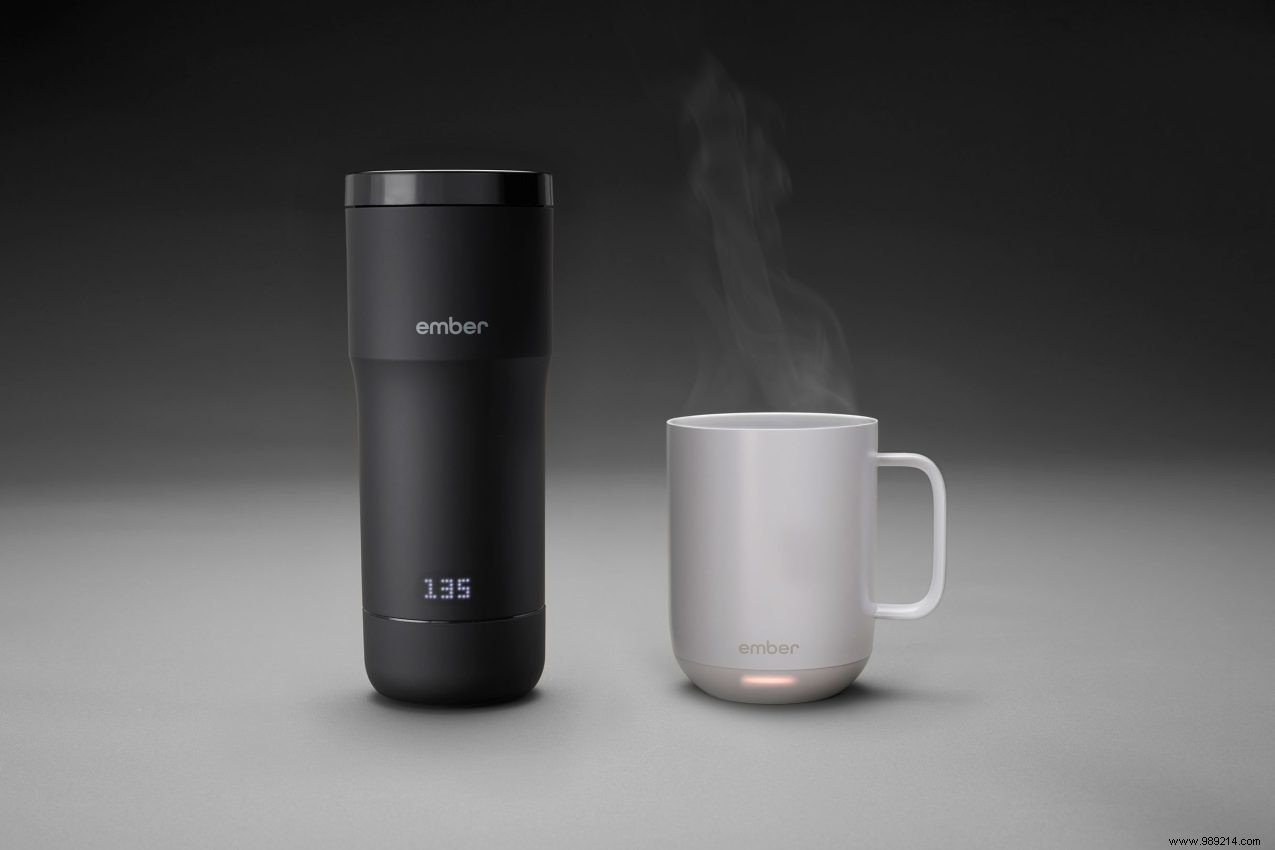With this cup your hot drink is always at the perfect temperature 