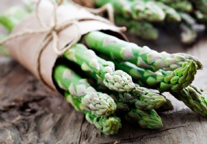 3 x cooking with green asparagus 