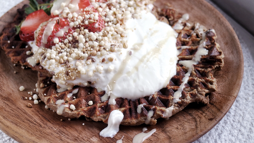 Recipe:Protein-rich waffles without egg 