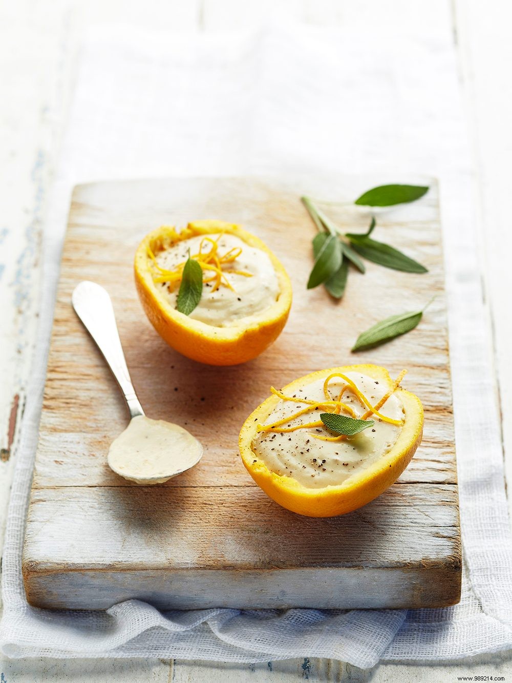 Sweet potato orange soup recipe with sage 