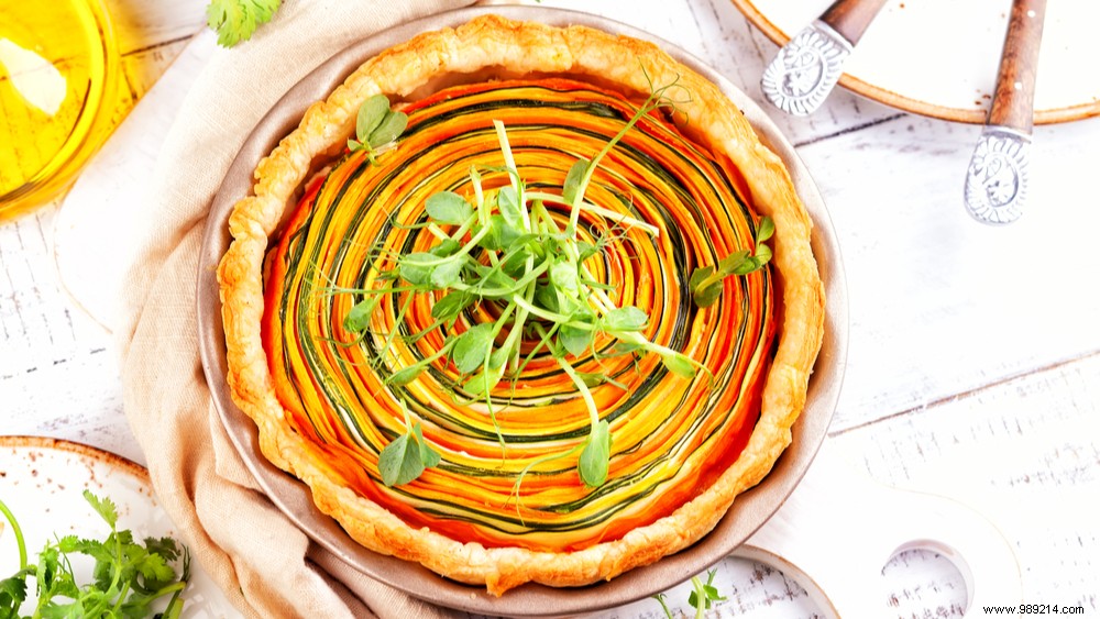 Recipe:vegetable spiral cake from Yvette van Boven 