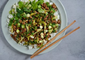 Oriental Crispy Quorn Mince with Pak Choi and Basmati Rice: A Delicious Meat-Free Recipe