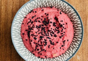 Annemiek s recipe:beetroot humus 