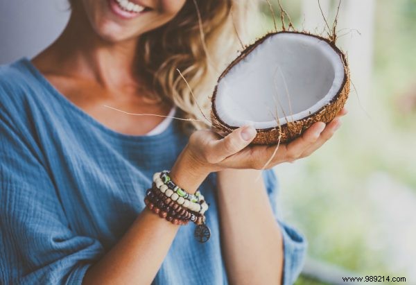 How many calories are in coconut? 