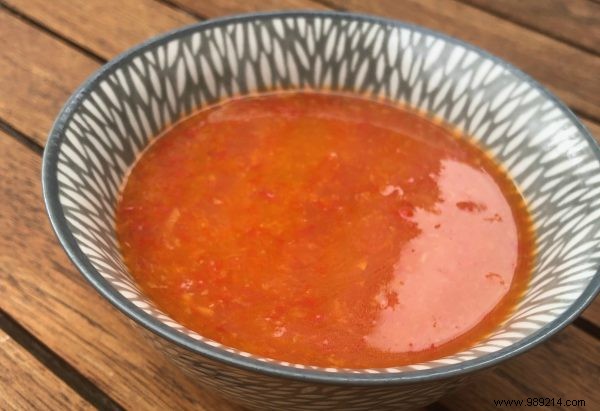 Recipe by Annemiek:sweet chili sauce 