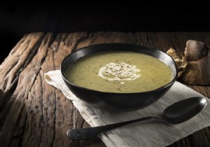 Weekly menu Tuesday:broccoli soup 