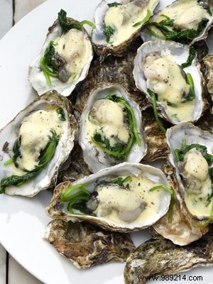 Oysters:salty &delicious 