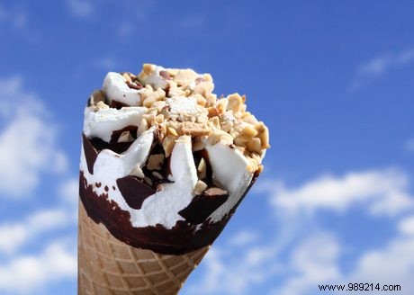 Why you shouldn t eat the chocolate dot in your ice cream cone 