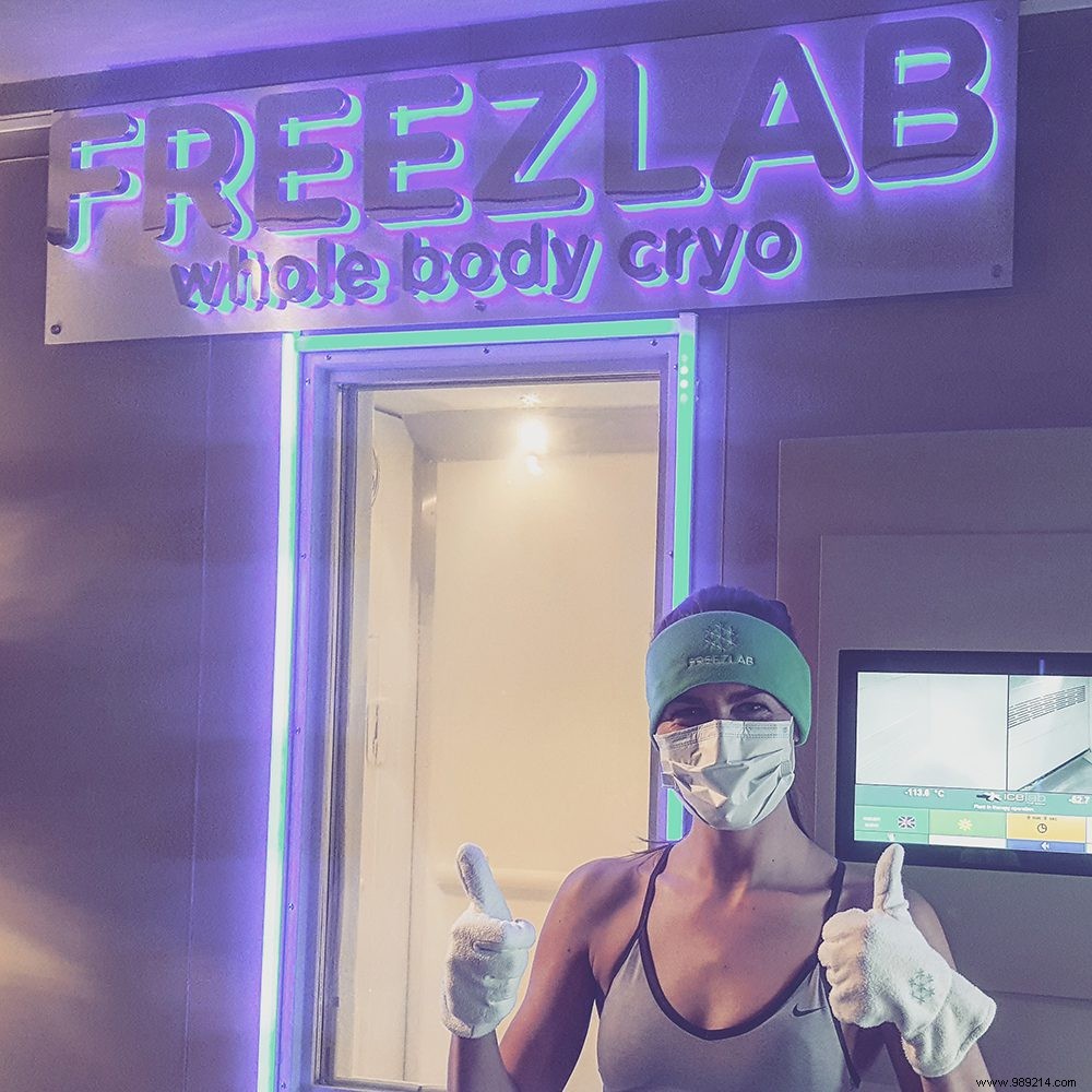 Santé s Kelly tests Freezlab 