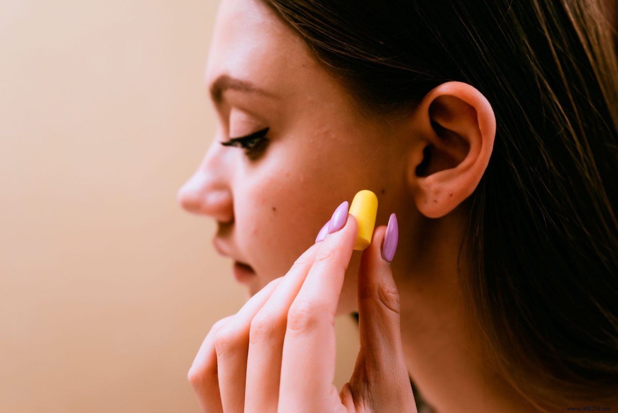 7 types of earplugs in a row 