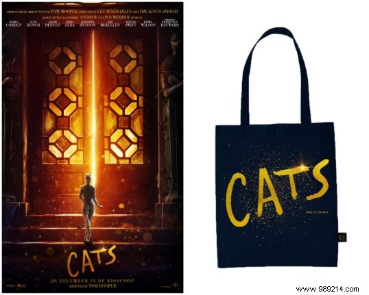 Win:tickets for the film Cats incl. bag 