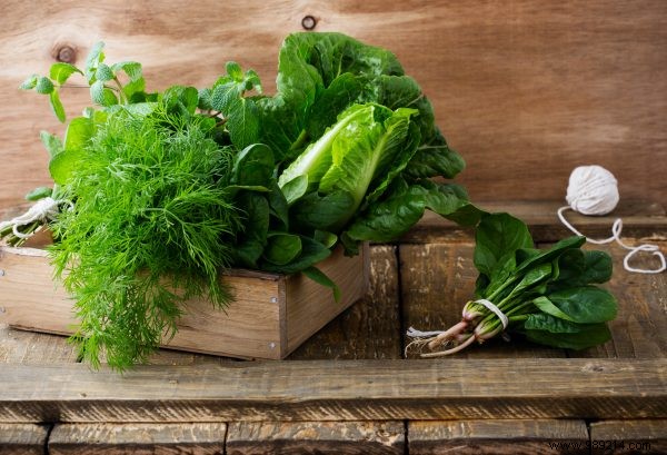 Less diabetes through green leafy vegetables 