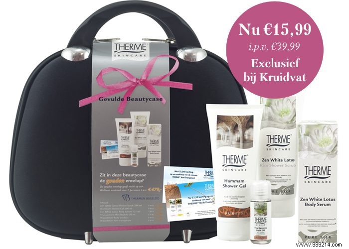Gift tip:well-stocked beauty case from Therme 