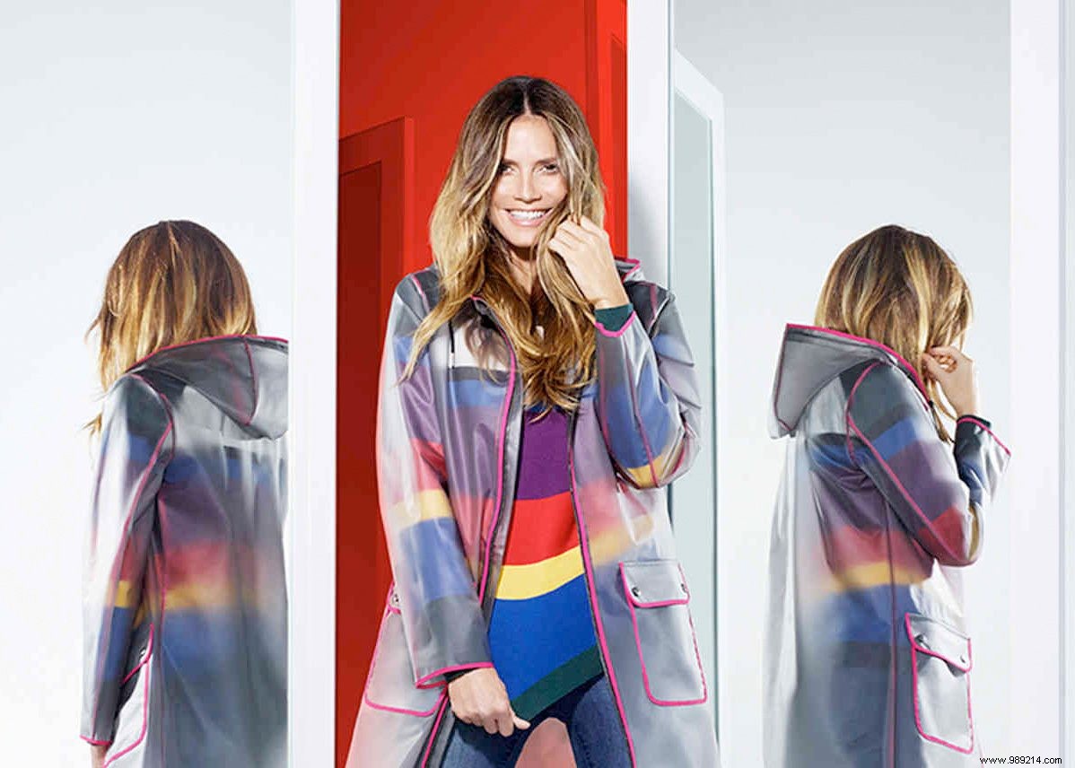Must-have:hip through the rain with this raincoat by Heidi Klum for Lidl 