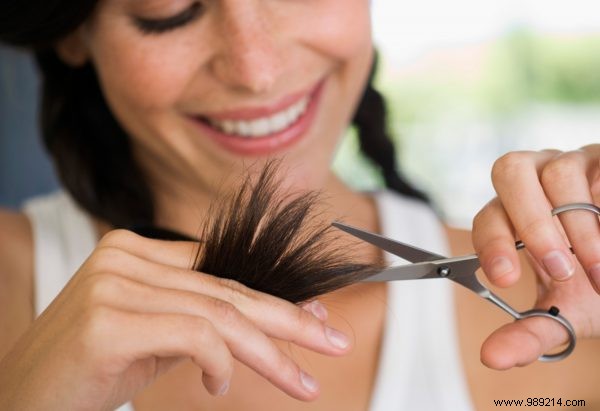 Split ends:this is how you cut them yourself 