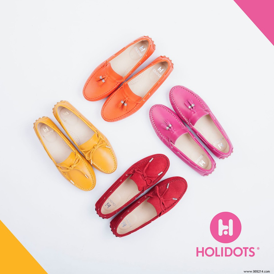 Holidots, moccasins that combine elegance and trendy shades! 