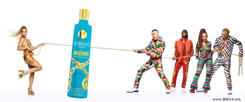 Ciroc luxury Vodka launches a new collaboration with Italian fashion house Moschino 