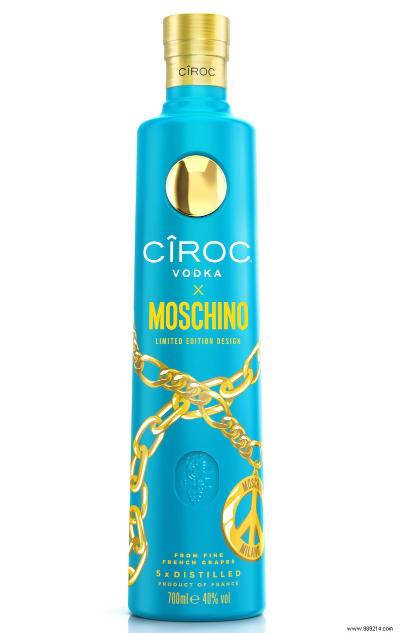 Ciroc luxury Vodka launches a new collaboration with Italian fashion house Moschino 