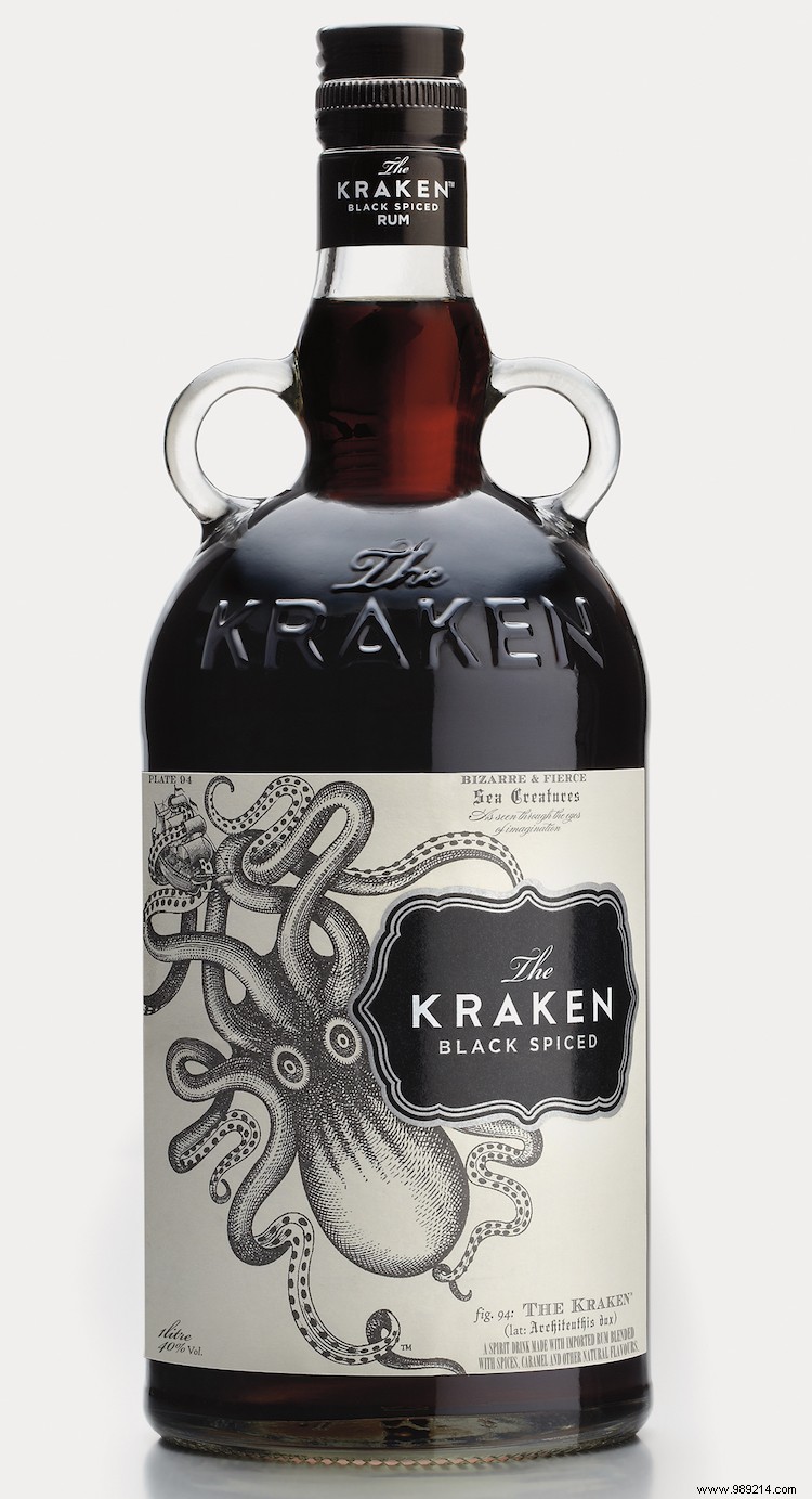 The Kraken:exotic rum from the Caribbean 