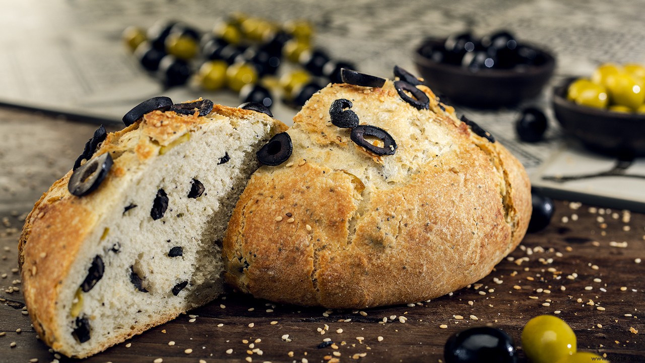 Recipe olive bread 