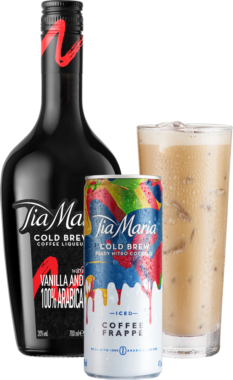 Tia Maria  ready to drink  cocktail based on Iced Coffee Frappé 