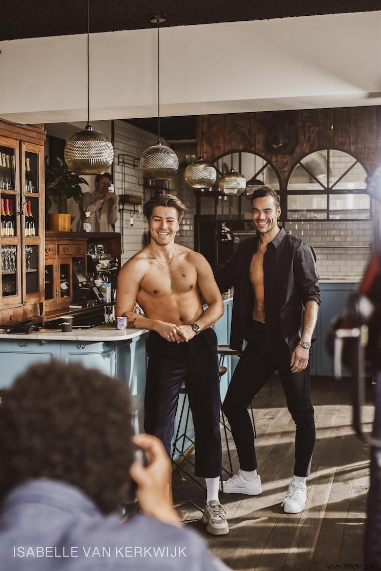 Chefs take off their clothes to help catering 