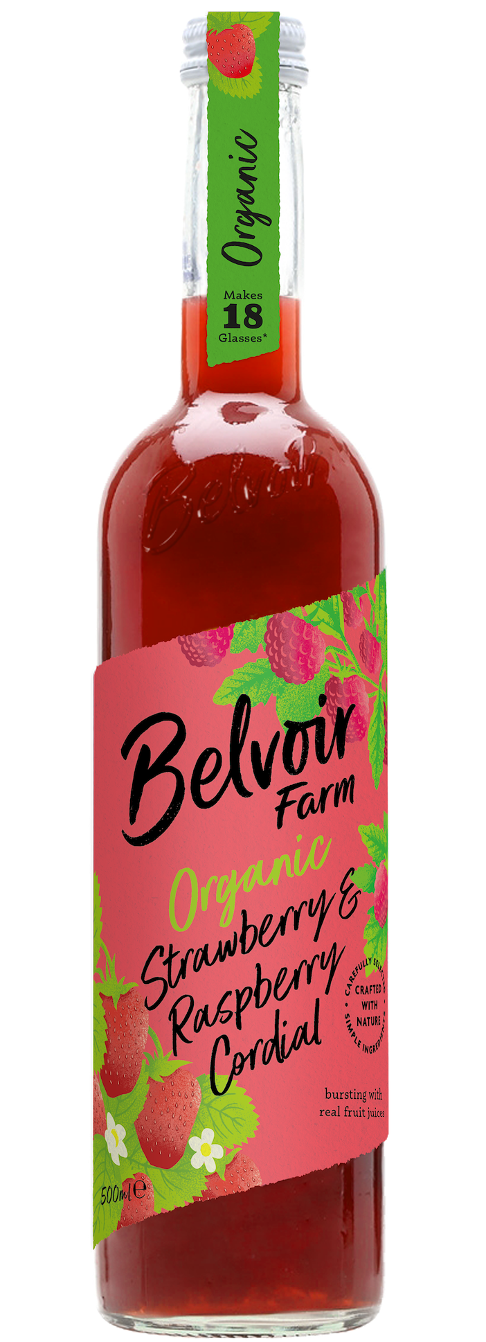 The Belvoir Strawberry &Raspberry syrup 