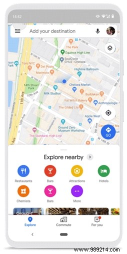 Useful new features in Google Maps for travel 