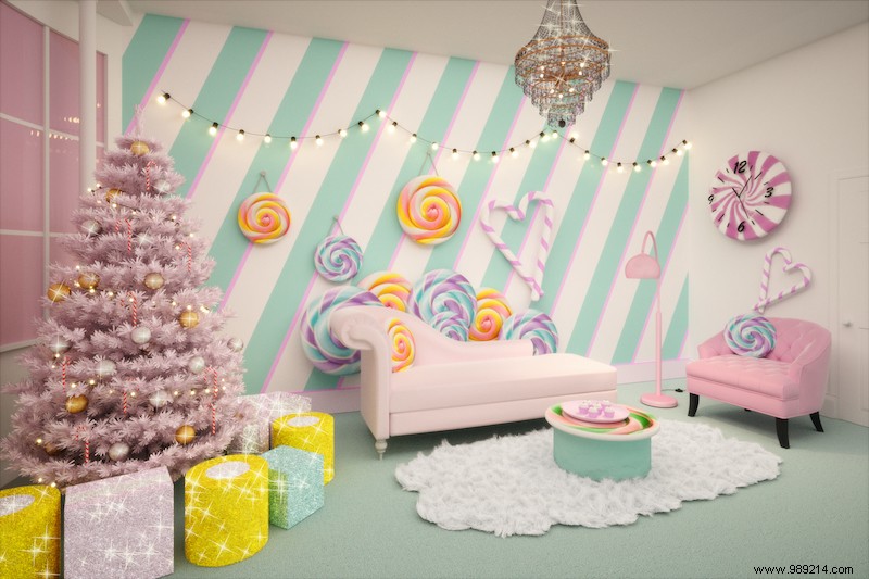 Candy Cane House, the ideal place for those with a sweet tooth! 