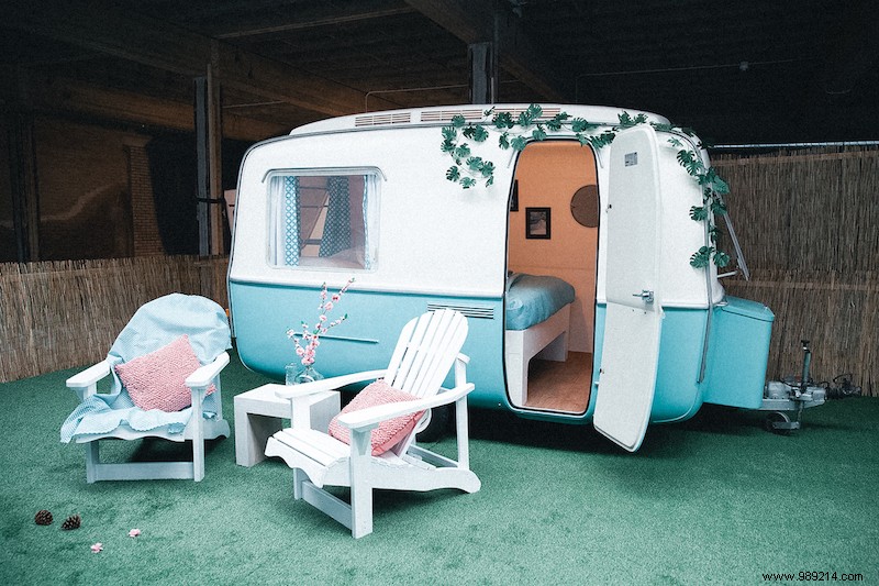 Outside Inn:an original camping concept in East Amsterdam 