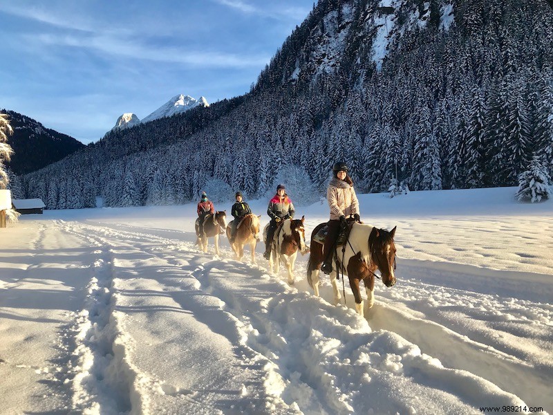 Relaxing activities in the snow of Trentino 