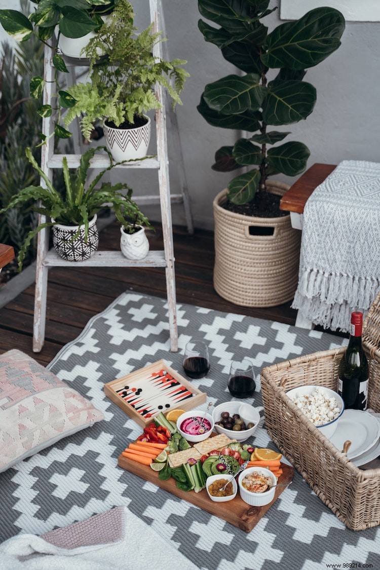 Tips for a picnic in the garden or on the terrace 