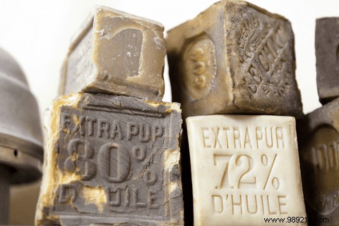 Marseille soap to fight acne 