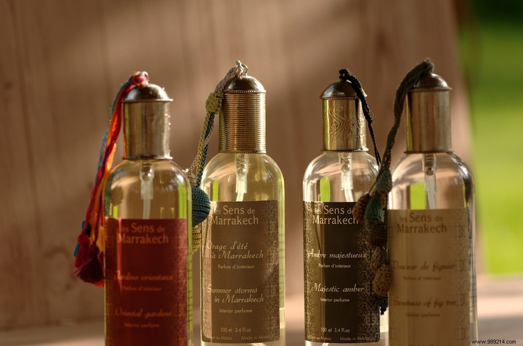 10 home fragrance scents inspired by nature and made in Marrakech 