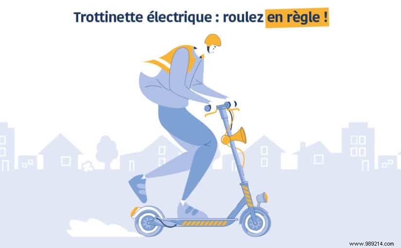 Electric scooter:ride in good standing! 