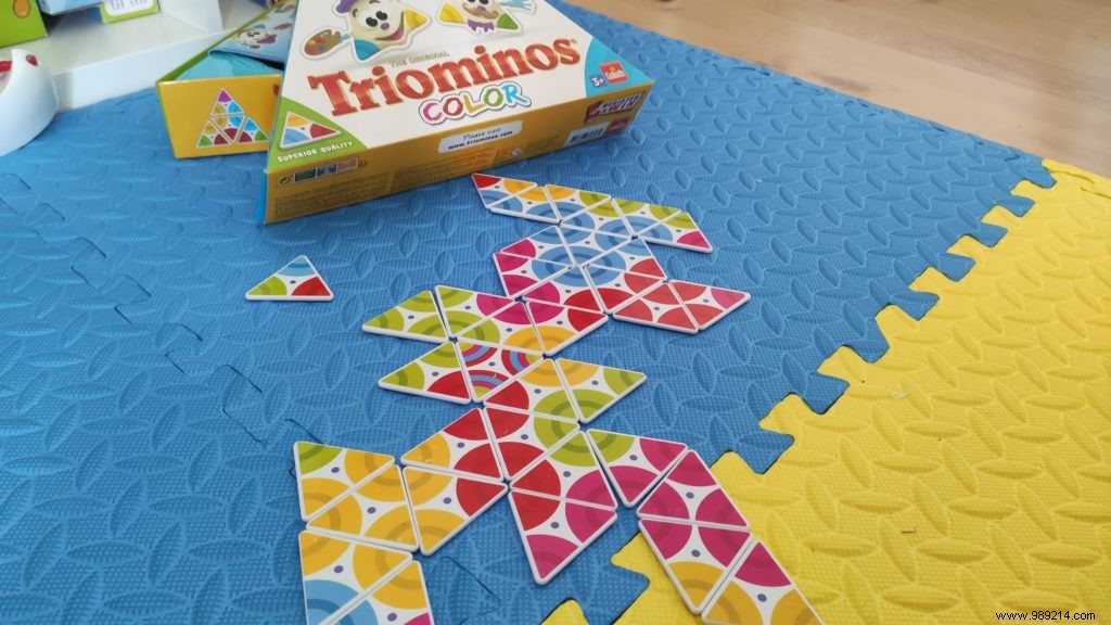 Triominos Color, better than dominoes? 