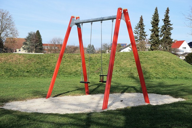The swing is the essential of playgrounds 