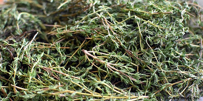 The health benefits of thyme 