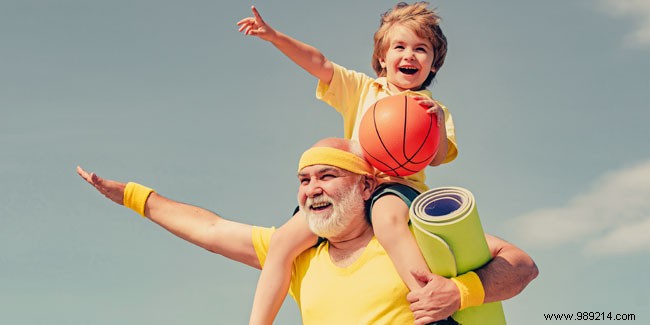 Does seeing your grandchildren regularly make you younger? 