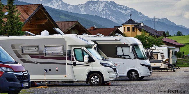 How to find a motorhome area? 