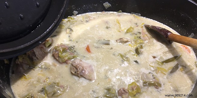 Old-fashioned veal blanquette recipe like my grandmother 