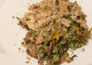 Autumn vegetable crumble 