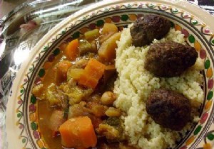 Authentic Kefta Couscous with Merguez and Honeyed Raisins