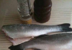 Court-bouillonné sea bass, star anise white butter sauce 